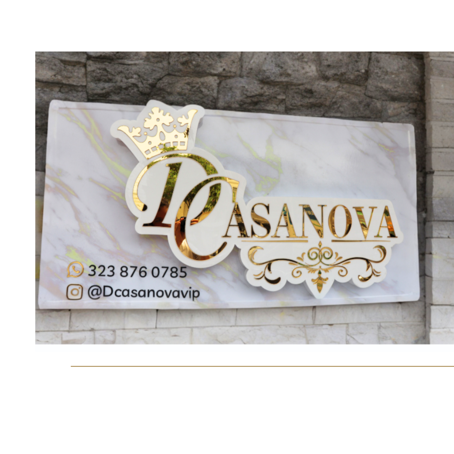 013 | Aviso con logo en nube 3D iluminado