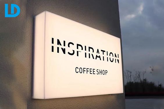 034 | Logo rectangular en acrílico 3D con iluminación