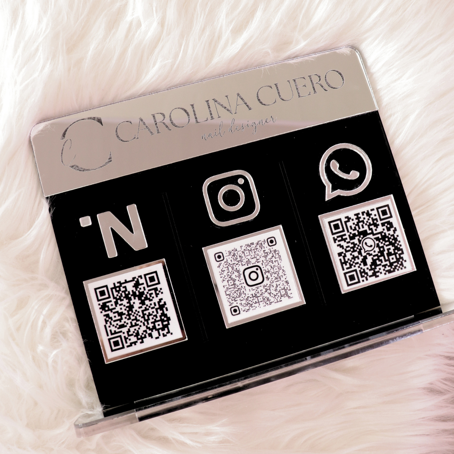 077 | Hablador 3 códigos QR estilo Carolina