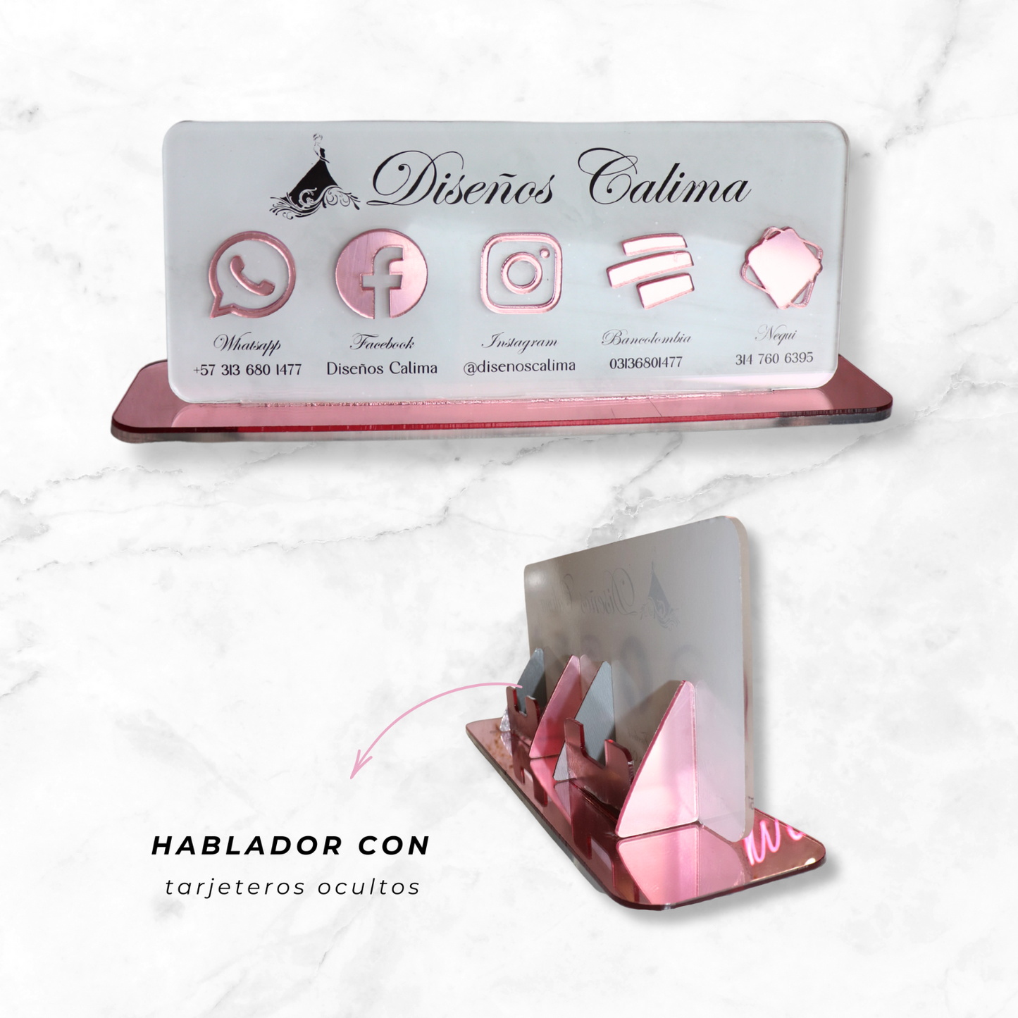 074 | Hablador con tarjeteros ocultos estilo Calima