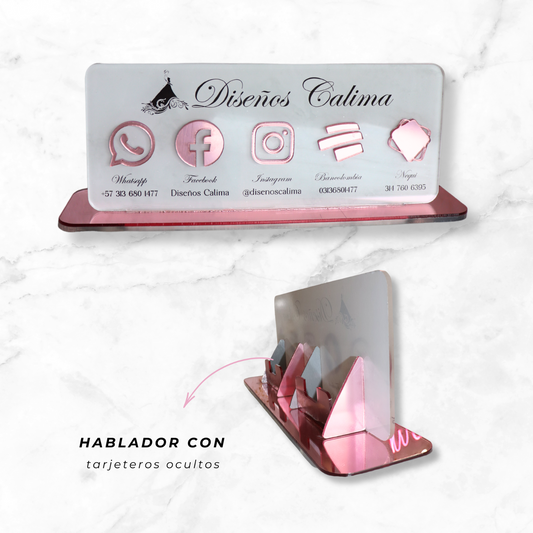 074 | Hablador con tarjeteros ocultos estilo Calima