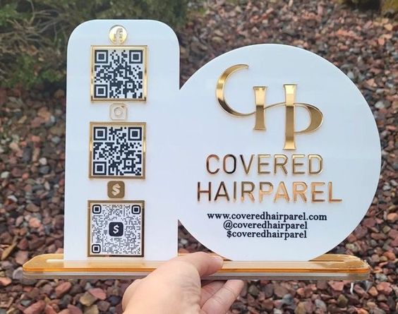 078 | Hablador 3 códigos QR estilo Studio Nails