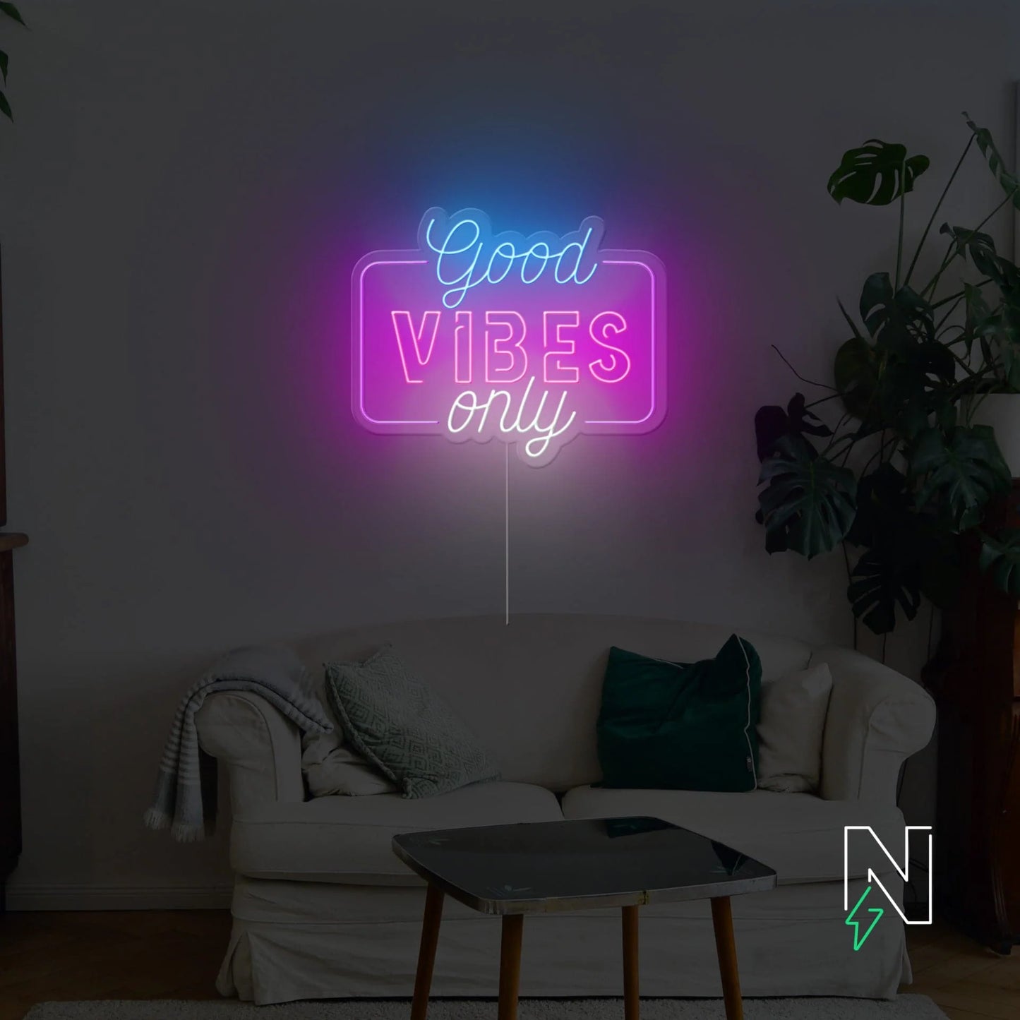 065 | Neón Good Vibes Only doble